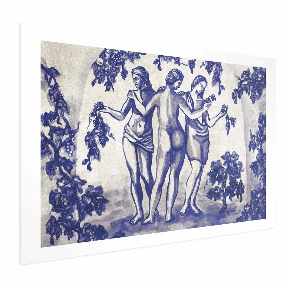 Plakat Antyczna winnica 90x60cm bez ramy z marginesem | MIRAT.  kolekcja h-A-10113-ao-a