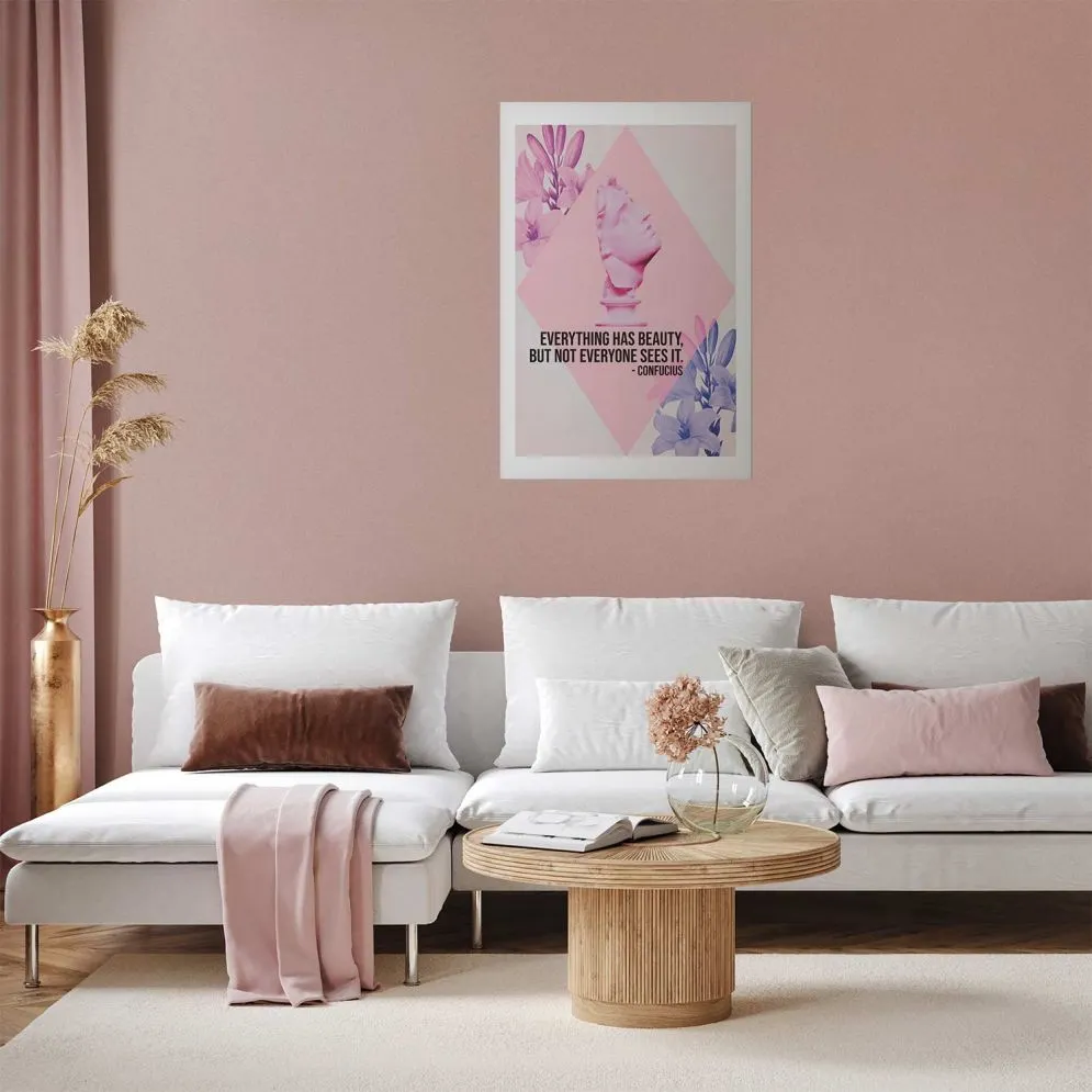 Plakat Konfucjusz o Pięknie 21x30 cm bez ramy z marginesem | MIRAT.
