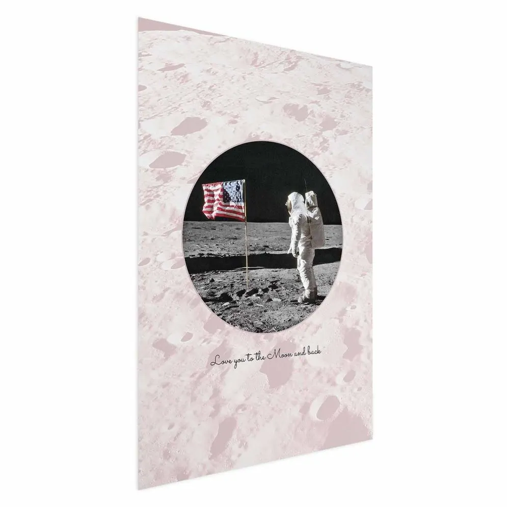 Plakat Love You 29,7x42 cm bez ramy bez marginesu | MIRAT.