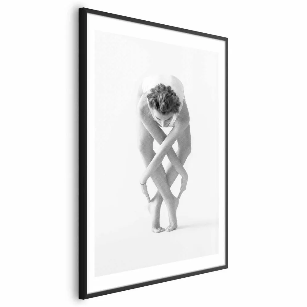 Plakat Balet 29,7x42 cm z ramą czarną z marginesem | MIRAT.