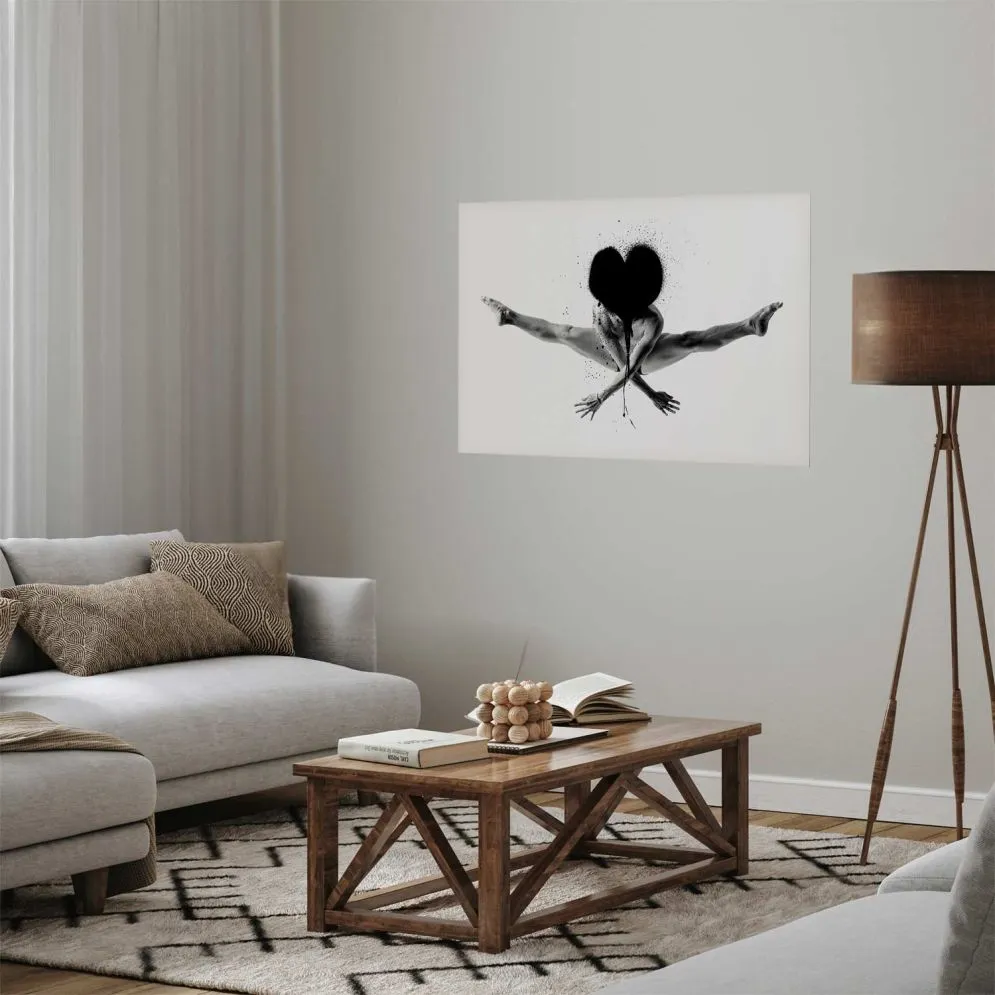 Plakat Skok 60x40 cm bez ramy z marginesem | MIRAT.
