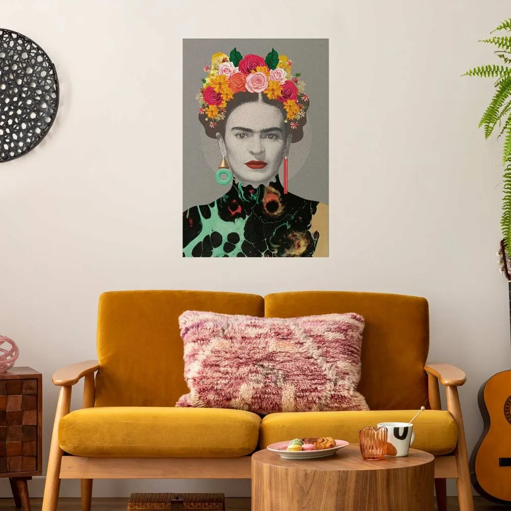 Plakat Majestatyczna Frida 21x30 cm bez ramy bez marginesu | MIRAT.