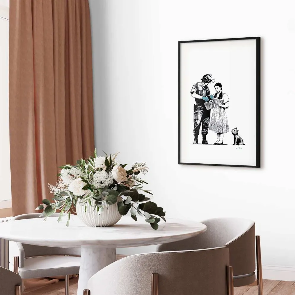 Plakat Dorotka 29,7x42 cm z ramą czarną z marginesem | MIRAT.