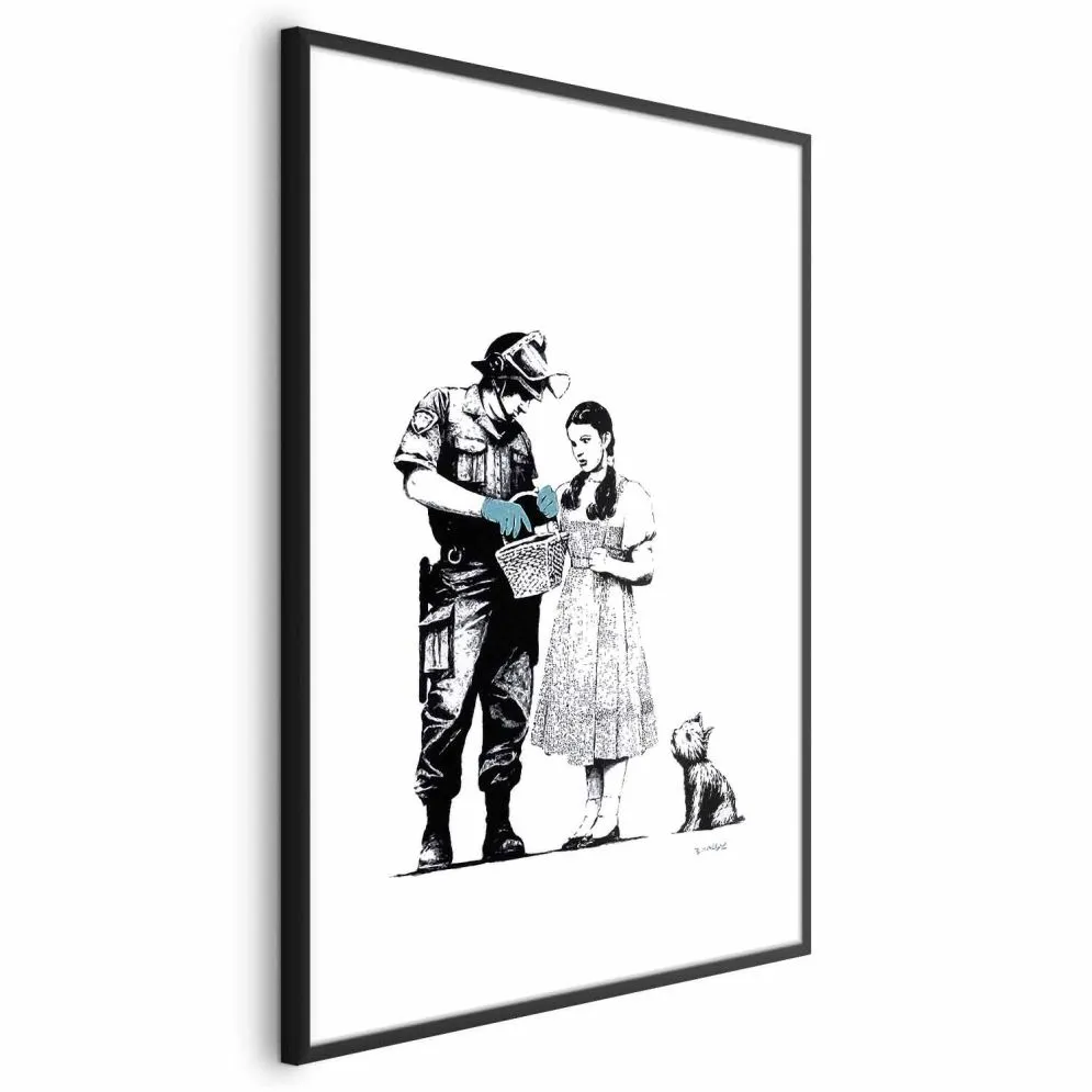 Plakat Dorotka 29,7x42 cm z ramą czarną z marginesem | MIRAT.