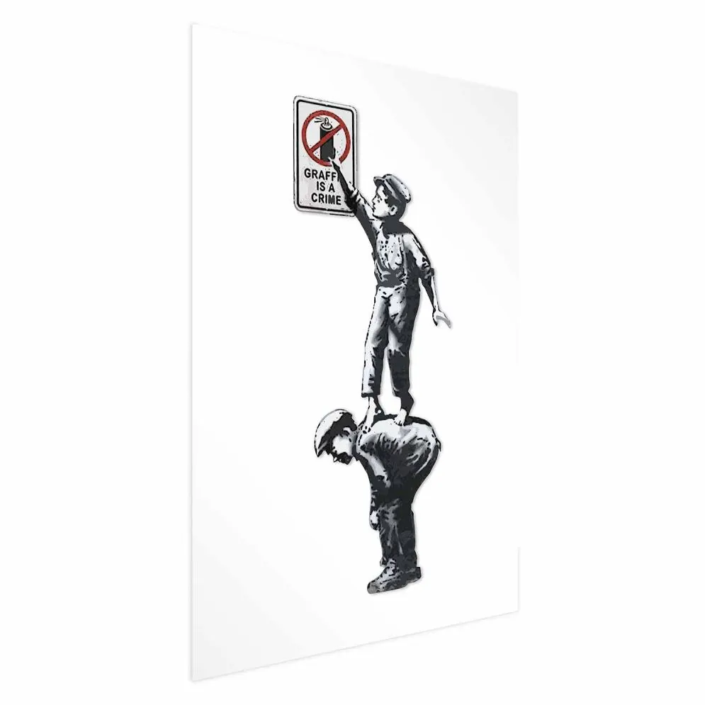 Plakat Graffiti 29,7x42 cm bez ramy z marginesem | MIRAT.