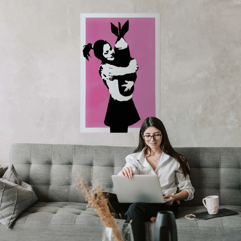 Plakat Bombowy uścisk 60x90 cm bez ramy bez marginesu | MIRAT.