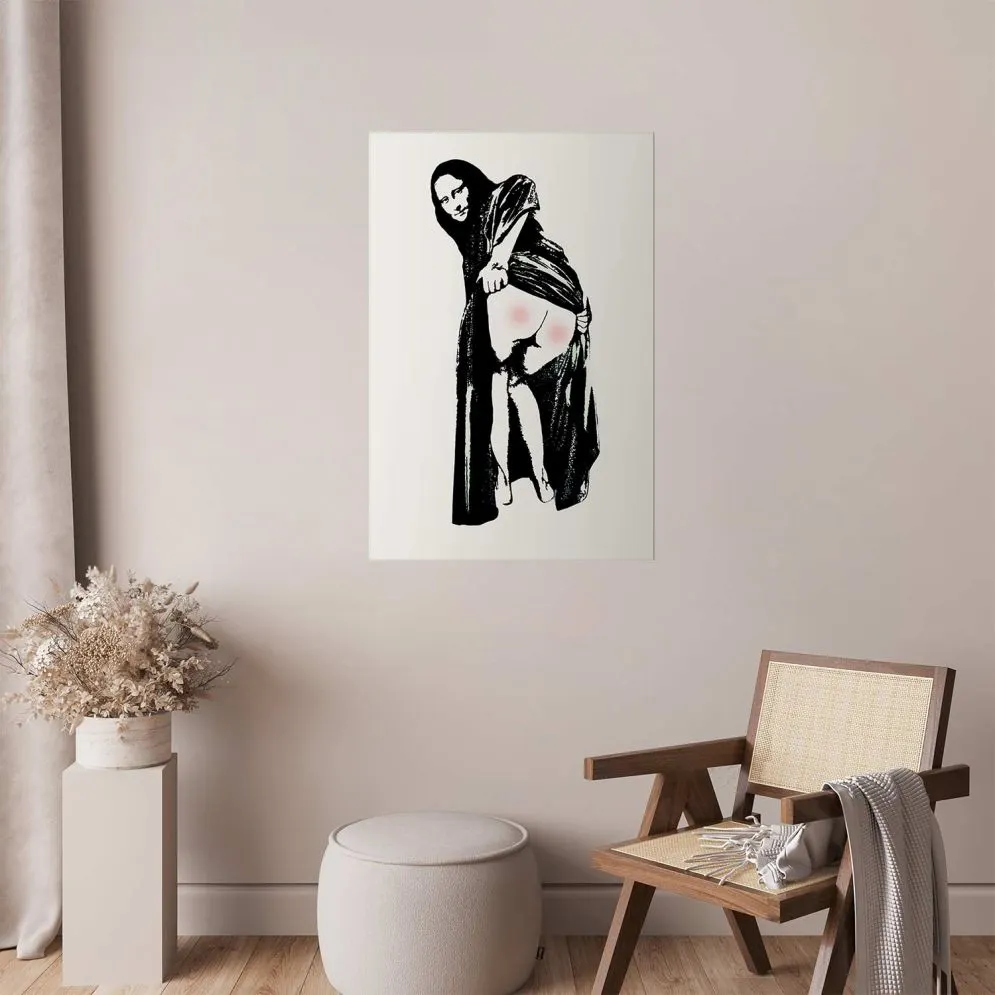Plakat Bolesne siedzenie 29,7x42 cm bez ramy bez marginesu | MIRAT.