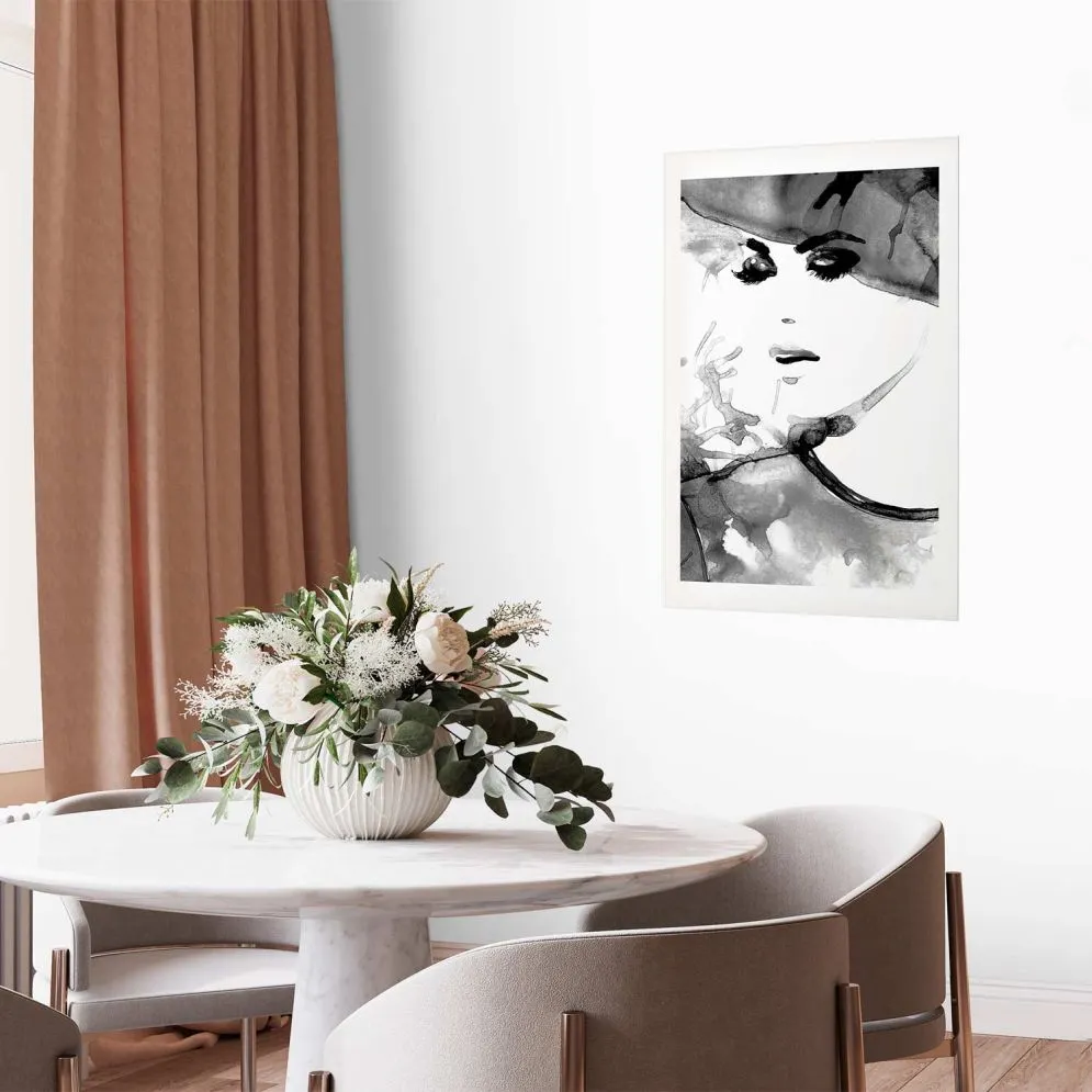 Plakat Zakochana elegancja 29,7x42 cm bez ramy z marginesem | MIRAT.