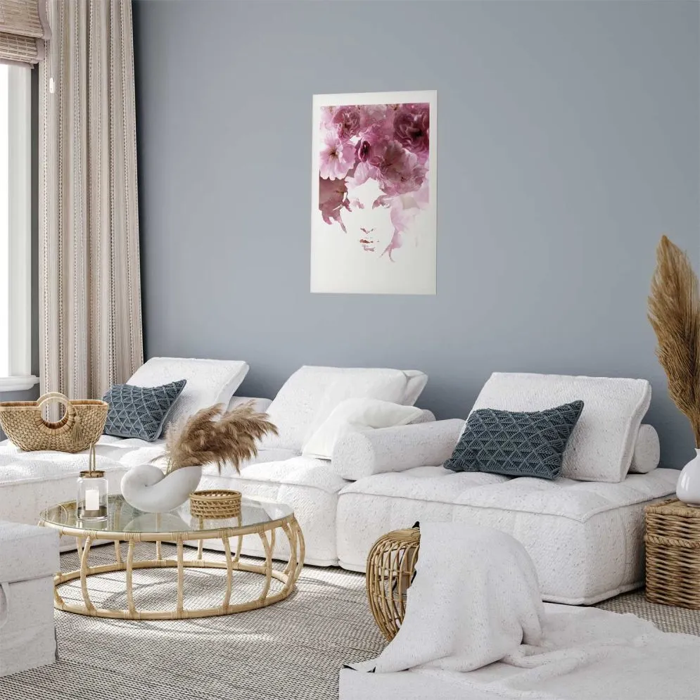 Plakat Kwieciste spojrzenie 60x90 cm bez ramy z marginesem | MIRAT.