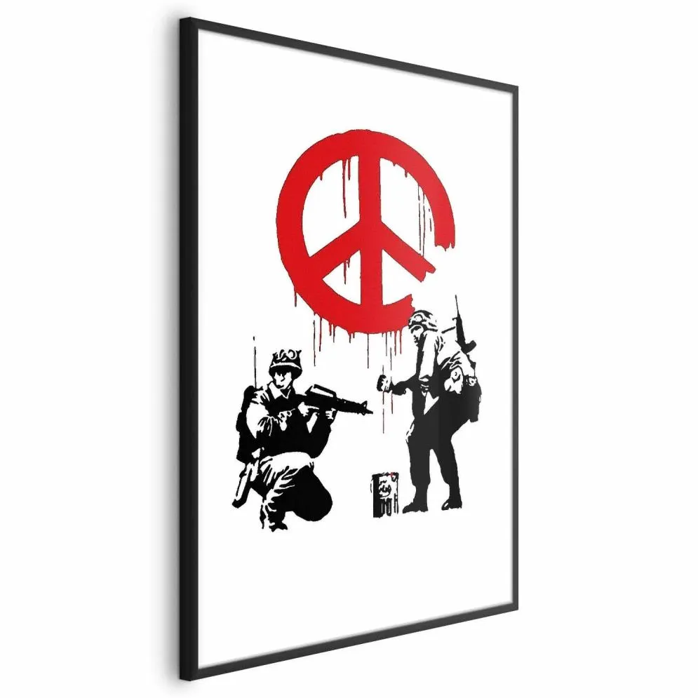 Plakat Soldiers 21x30 cm z ramą czarną bez marginesu | MIRAT.