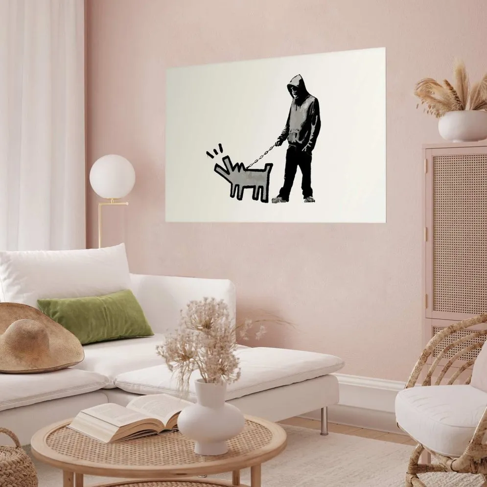 Plakat Dog Art 30x21 cm bez ramy z marginesem | MIRAT.