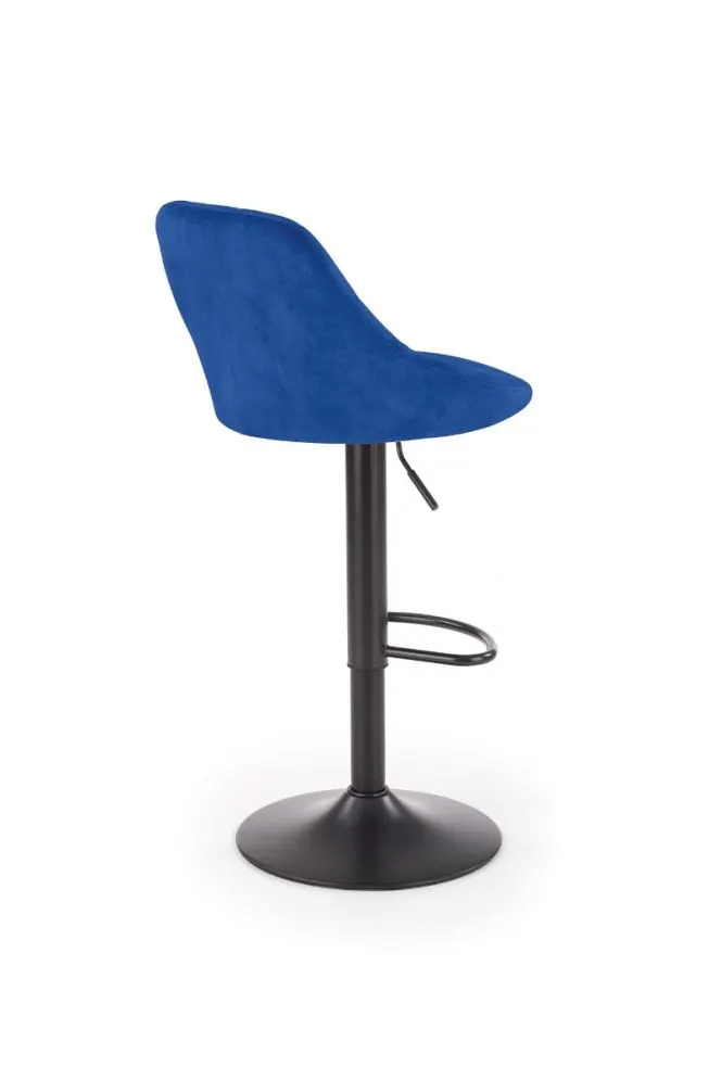 Hoker H-101 VELVET granatowy na jednej nodze | MIRAT. w stylu LOFT kolekcja