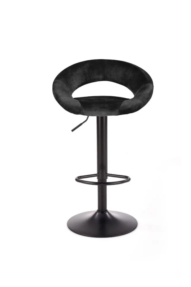 Hoker H-102 VELVET czarny tapicerowany aksamitem w stylu loft | MIRAT. w stylu LOFT kolekcja