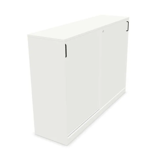 Szafka biurowa przesuwna EASY SPACE CABINET S 3-OH 160cm biała zamykana I sklep meblowy MIRAT.