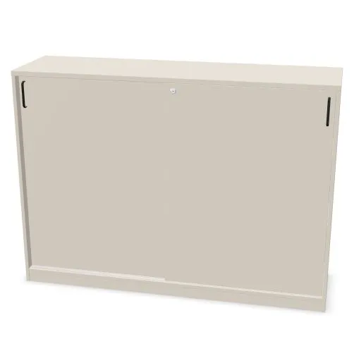 Szafka biurowa przesuwna EASY SPACE CABINET S 3-OH 160cm kaszmirowa zamykana I sklep meblowy MIRAT.