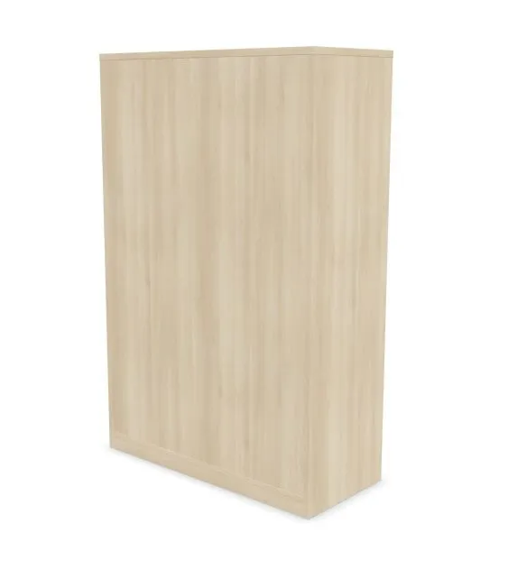 Szafka biurowa żaluzjowa EASY SPACE CABINET HRT 4-OH 100cm akacjowa zamykana I sklep meblowy MIRAT.
