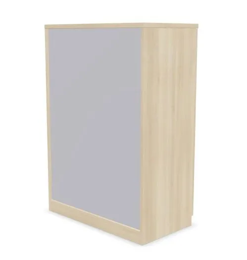 Komoda biurowa EASY SPACE CABINET H-D2 3-OH 80cm akacjowa zamykana I sklep meblowy MIRAT.