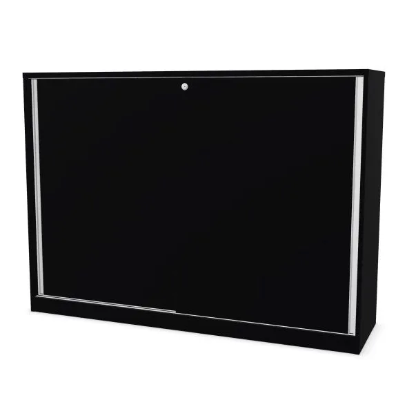 Szafka biurowa przesuwna EASY SPACE CABINET S 3-OH 160cm czarna zamykana I sklep meblowy MIRAT.