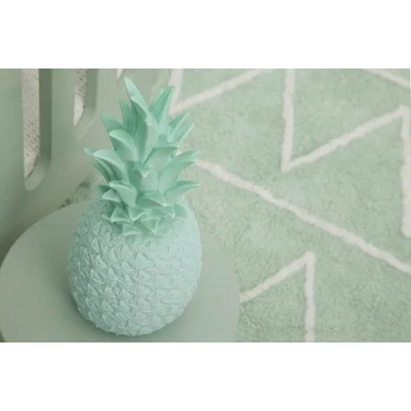 Dywan dziecięcy HIPPY MINT 120x160 zielony bawełniany we wzory | MIRAT.