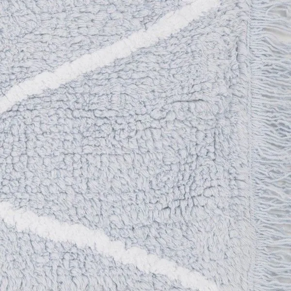 Dywan dziecięcy HIPPY SOFT BLUE 120x160 niebieski w geometryczne wzory | MIRAT.
