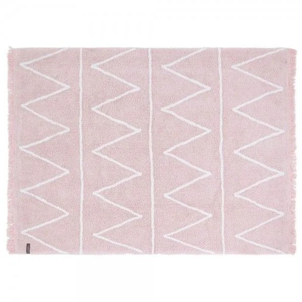 Dywan dziecięcy HIPPY SOFT PINK 120x160 różowy bawełniany | MIRAT.