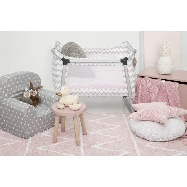 Dywan dziecięcy HIPPY SOFT PINK 120x160 różowy bawełniany | MIRAT.