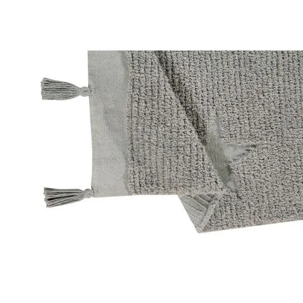 Dywan dziecięcy HIPPY STARS GREY 120x175 szary z frędzelkami | MIRAT.