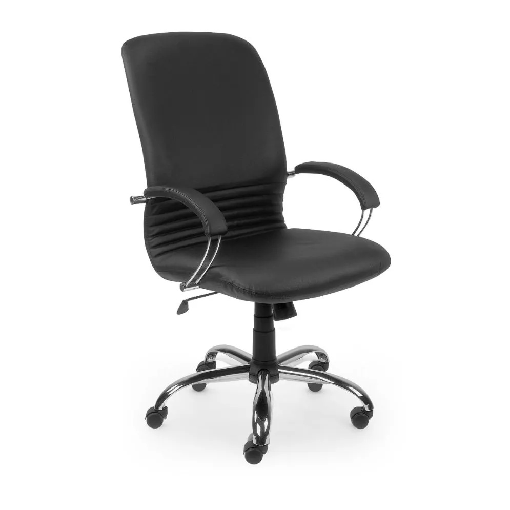 Biurowy fotel MIRAGE ST02-CR czarny z mechanizmem TILT do biurka | MIRAT. w stylu kolekcja
