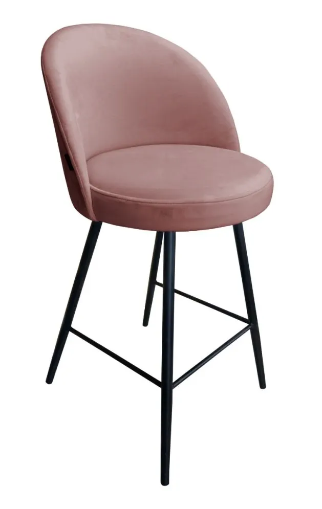 Hoker tanew VELVET różowy do kuchni | MIRAT. w stylu GLAMOUR, LOFT kolekcja