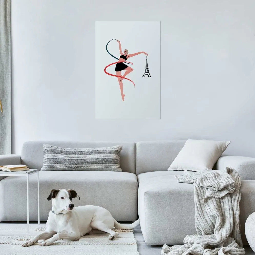 Plakat Gimnastyka artystyczna 60x90 cm bez ramy z marginesem | MIRAT.