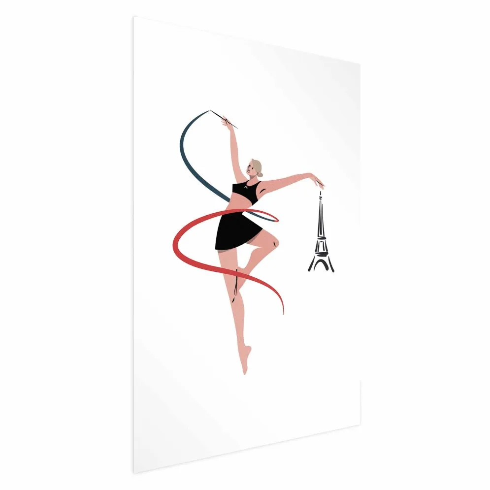 Plakat Gimnastyka artystyczna 60x90 cm bez ramy bez marginesu | MIRAT.