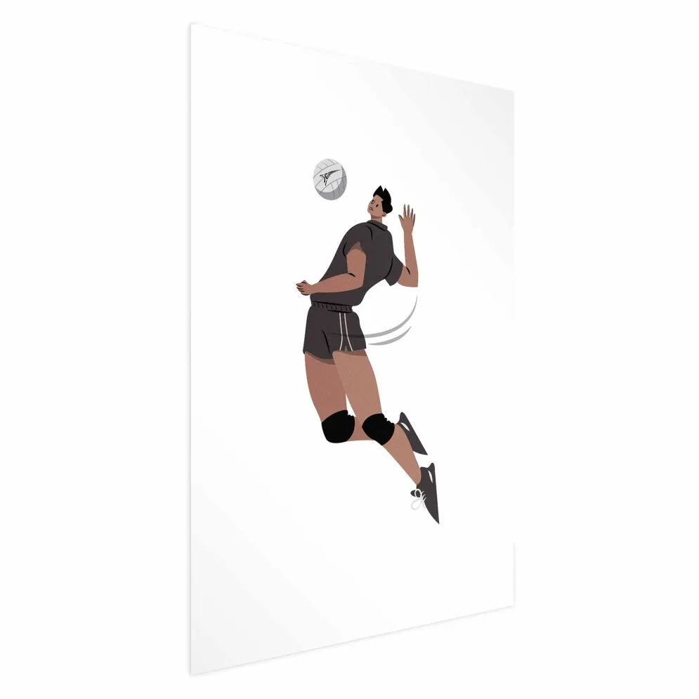 Plakat Siatkarz 60x90 cm bez ramy bez marginesu | MIRAT.