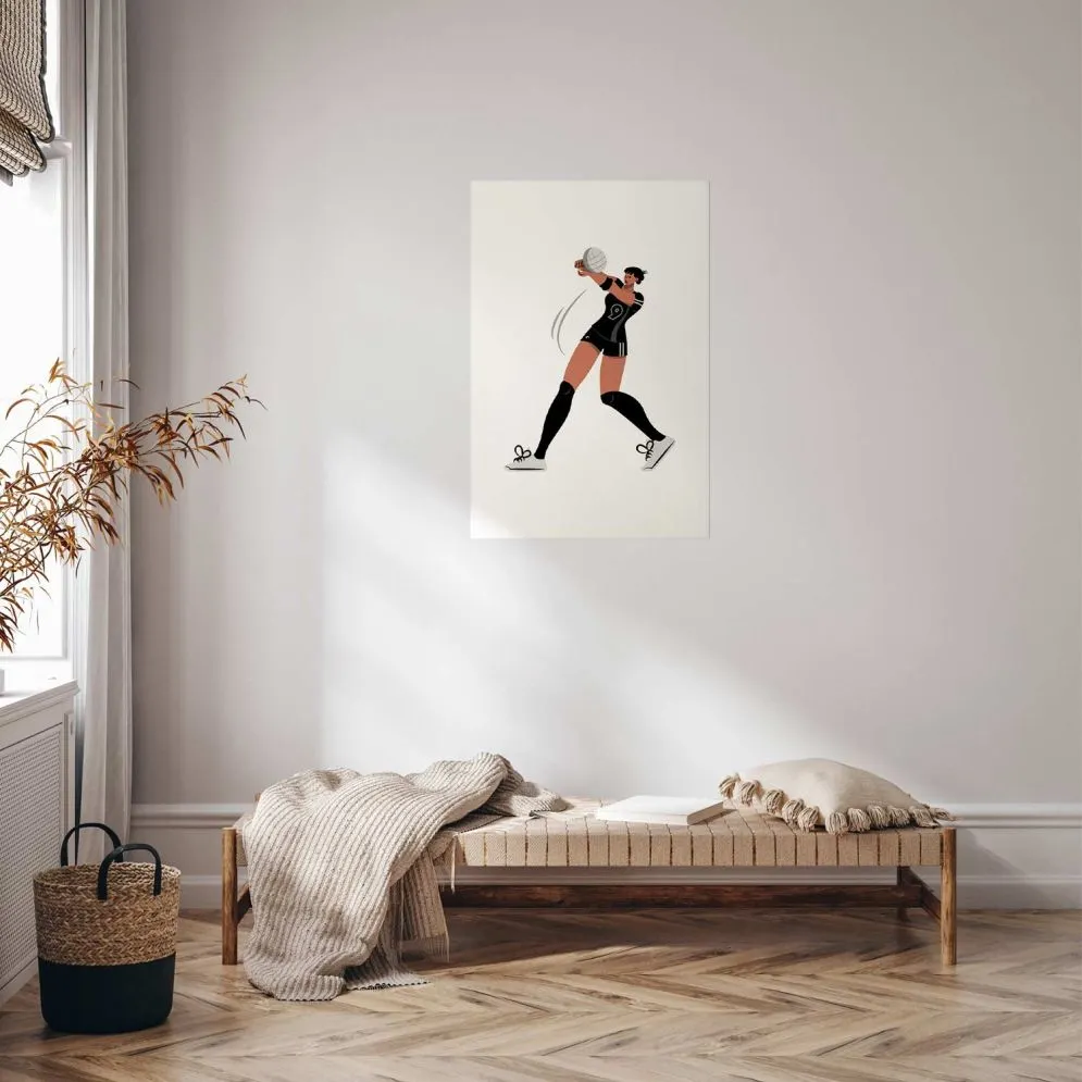 Plakat Siatkarka 40x60 cm bez ramy bez marginesu | MIRAT.