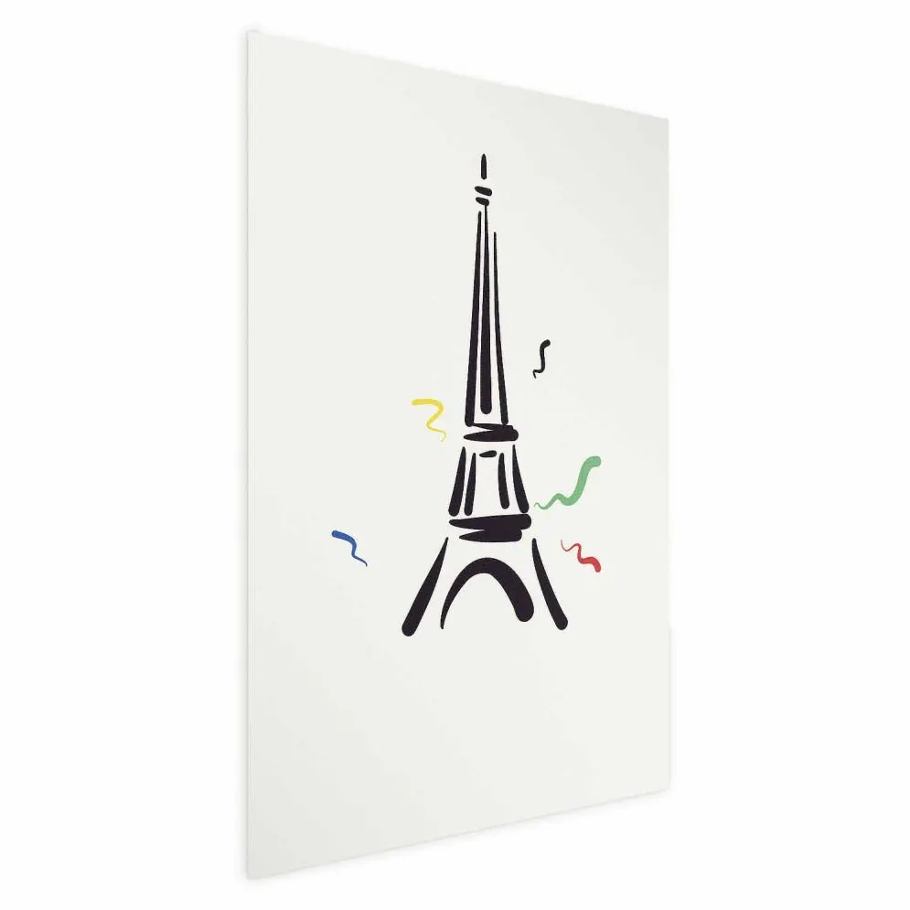 Plakat Wieża Eiffla 21x30 cm bez ramy bez marginesu | MIRAT.