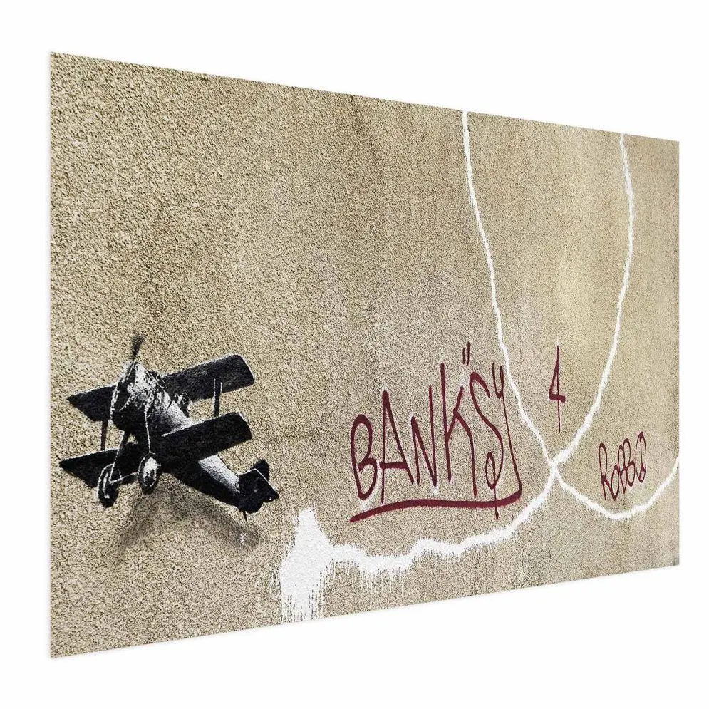 Plakat Dwupłatowiec 30x21 cm bez ramy bez marginesu | MIRAT.