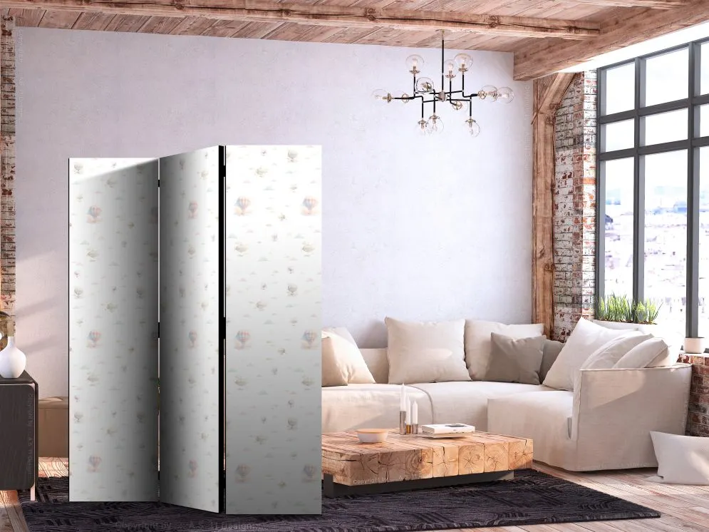 Parawan jednostronny Dla dzieci 135x172 cm 3-częściowy czarny | MIRAT.