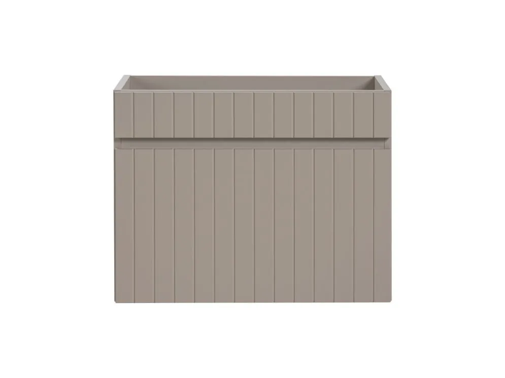 Szafka pod umywalkę ICONIC CASHMERE 82 60cm beżowa z ryflowanymi frontami I sklep meblowy MIRAT. styl RYFLOWANY