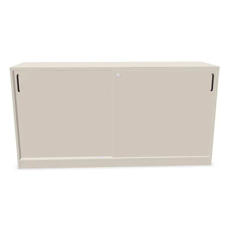 Szafka biurowa przesuwna EASY SPACE CABINET S 1.5-OH 160cm kaszmirowa zamykana I sklep meblowy MIRAT.