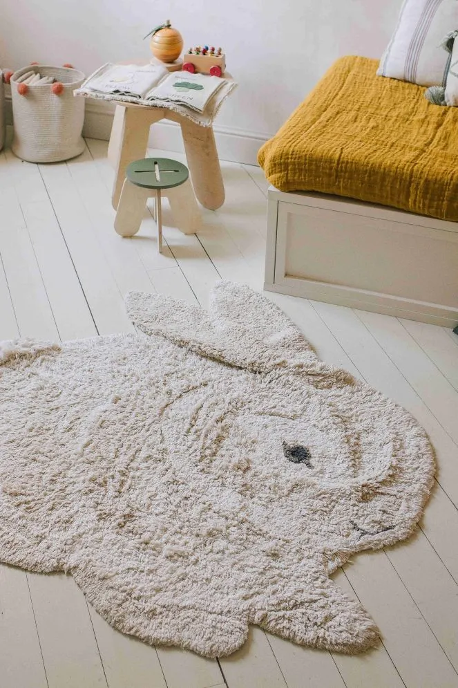 Dywan dziecięcy BUNNY 130x135cm beżowy kreatywny I sklep meblowy MIRAT.