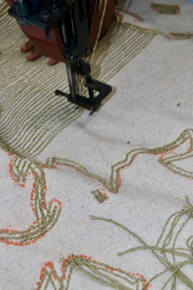 Dywan dziecięcy MAPS Ø 120 cm kremowy/brązowy okrągły I sklep meblowy MIRAT.