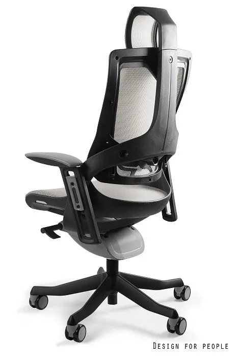 Fotel biurowy WAU 2 czarny/szary siatka ergonomiczny | MIRAT. w stylu kolekcja