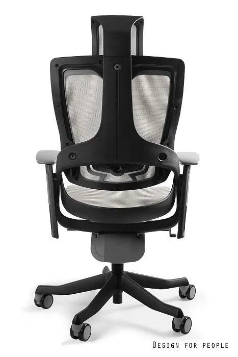 Fotel biurowy WAU 2 czarny/szary siatka ergonomiczny | MIRAT. w stylu kolekcja
