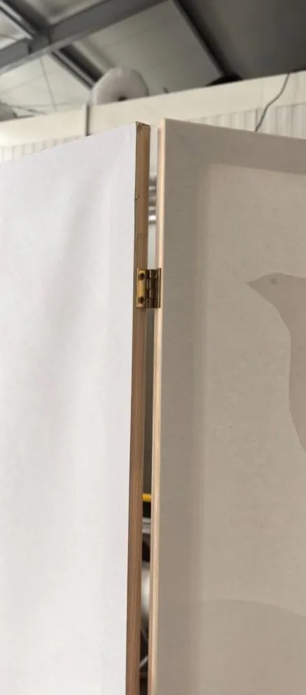 Parawan japoński Dla dzieci 135x172 cm 3-częściowy beżowy - powystawowy I sklep meblowy MIRAT.