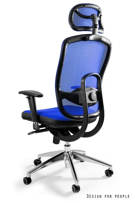 Fotel biurowy VIP niebieski do biura ergonomiczny | MIRAT. w stylu kolekcja