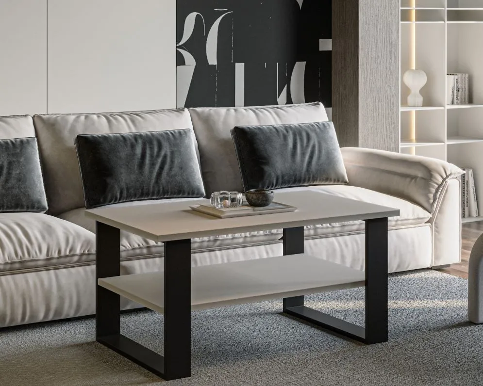 Ława INGA 110x65 kaszmirowa I sklep meblowy MIRAT. styl LOFT