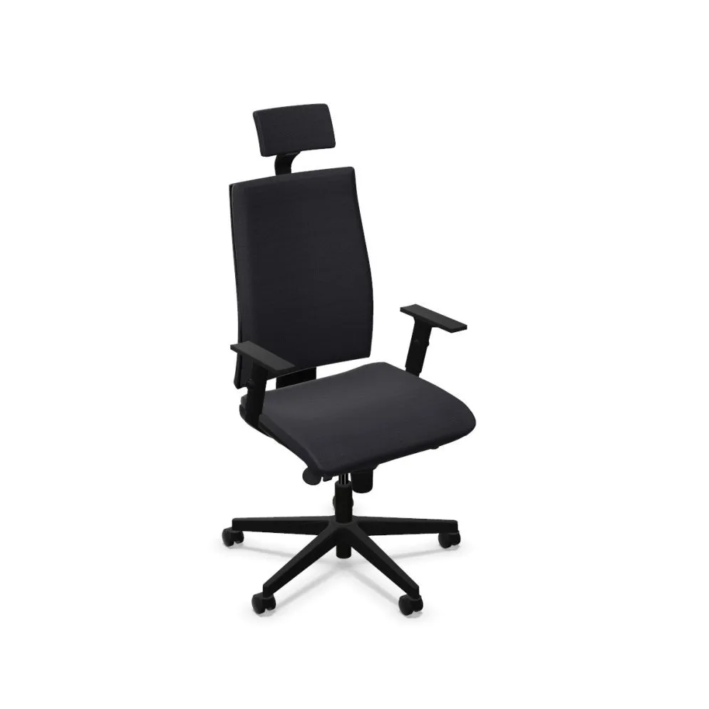 Fotel biurowy INTRATA SM02 grafitowy ergonomiczny | MIRAT. w stylu kolekcja
