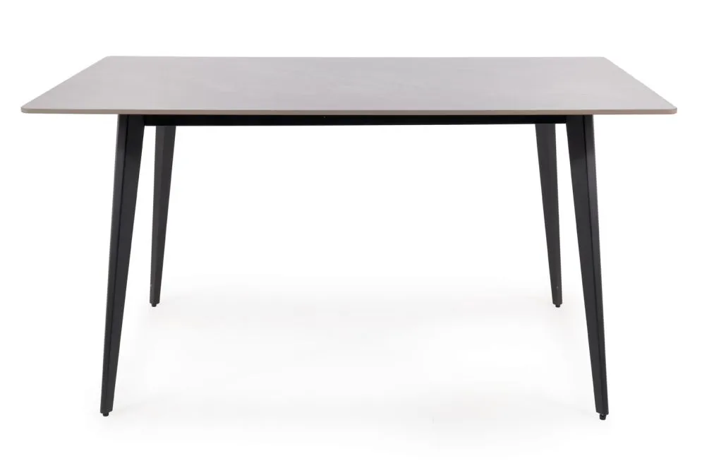 Stół IVY 140x80 szary/czarny mat I sklep meblowy MIRAT. styl LOFT