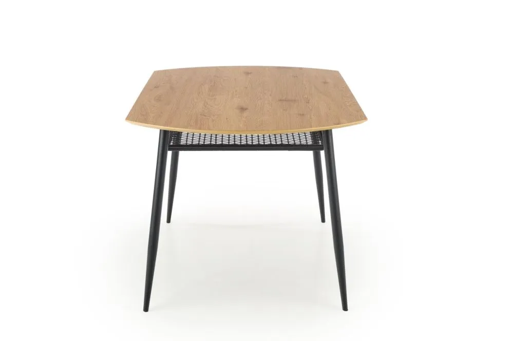 Stół JACKSON 160x90 dąb/czarny do salonu w stylu loft | MIRAT. styl LOFT