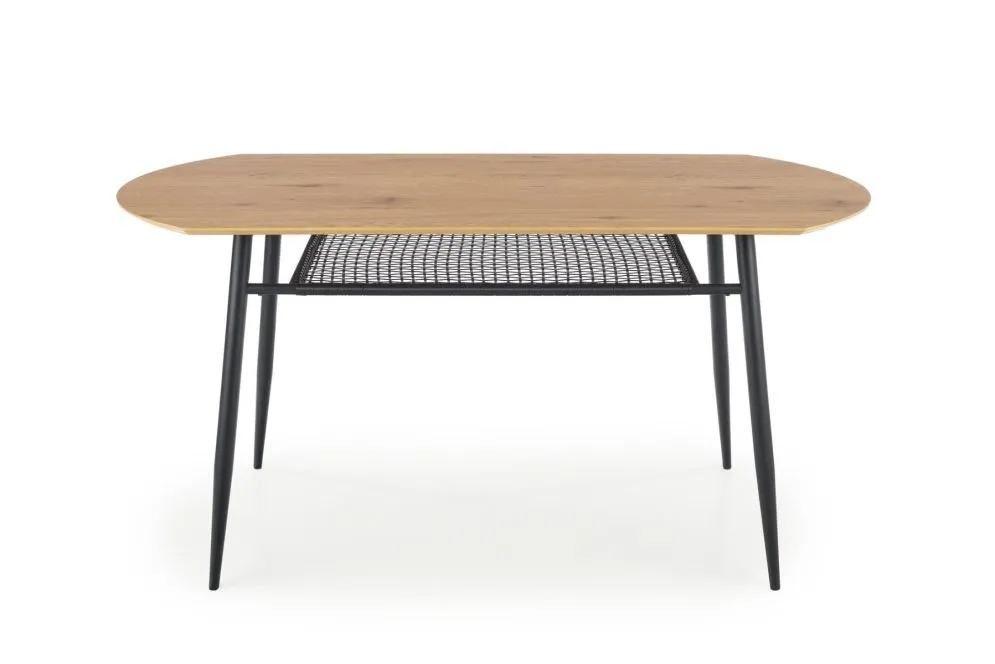 Stół JACKSON 160x90 dąb/czarny do salonu w stylu loft | MIRAT. styl LOFT