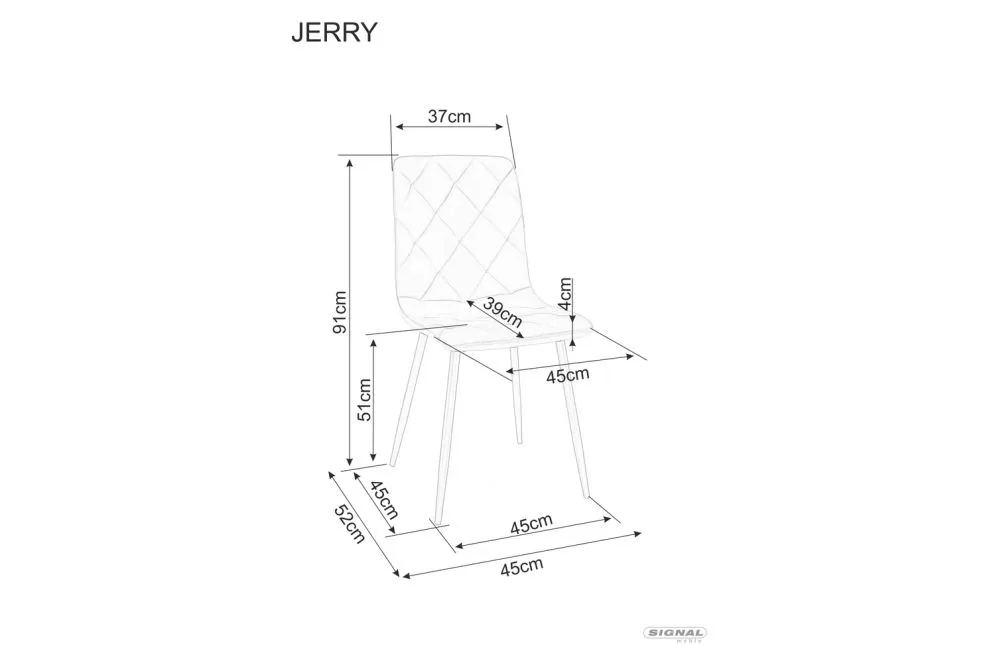 Krzesło tapicerowane JERRY VELVET oliwkowe pikowane I sklep meblowy MIRAT. styl GLAMOUR, LOFT